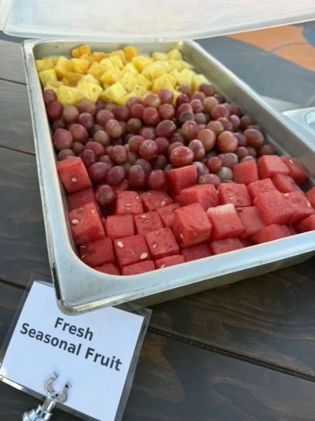 Fresh seasonal island fruit